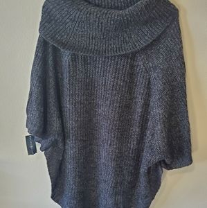 Karen Scott poncho sweater
